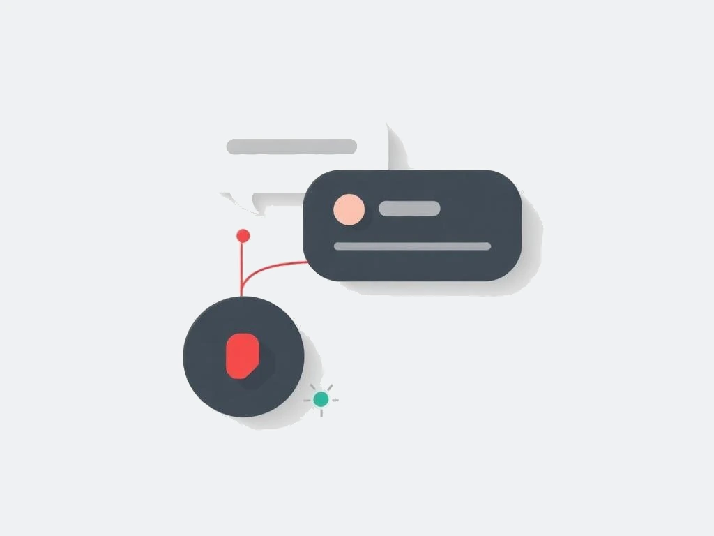 Conversational AI answer thread with a dark sponsored response card and a generic product thumbnail