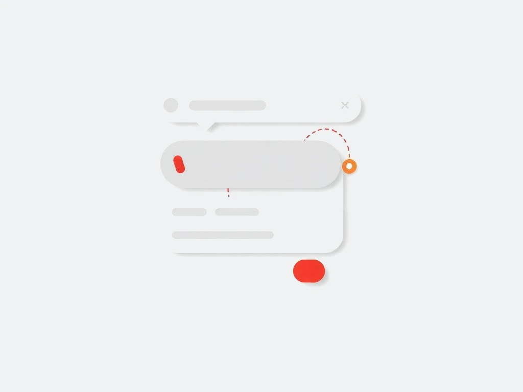 Native sponsored placement card inside an AI answer with a red call to action button