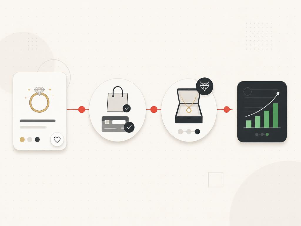High-value customer journey from discovery to purchase to repeat value with a margin module