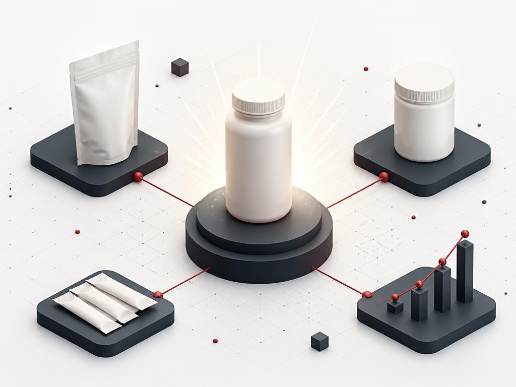 New product reveal with bundle product tiles and a restrained launch signal
